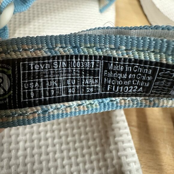 Teva Women's Hiking Trail Sport Sandals Size 9 Blue Multicolor - Picture 6 of 7